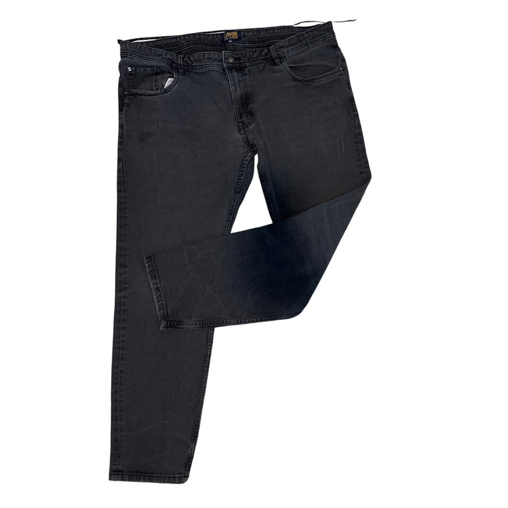 Cavalli Class Jeans Men Size 38 Dark Wash Straight‎ Fit Denim
